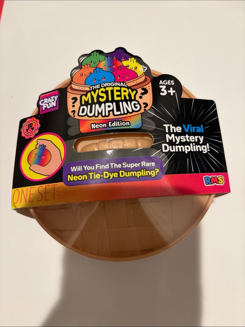 RMS Crazy Fun Original Mystery Dumpling NEON EDITION 🌈 - Viral Squishy Toy NEW